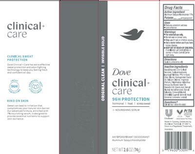 Label (Dove Cln Original Clean 12p 2.6z Wip   Outer Carton)